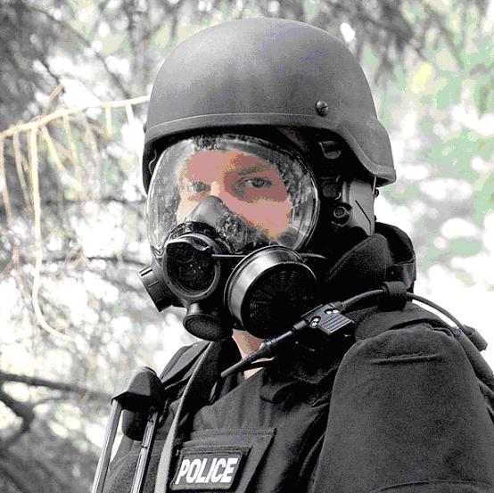 产品介绍 警用产品 msa镇暴防毒面具 型号:1000 全组防毒面具包含